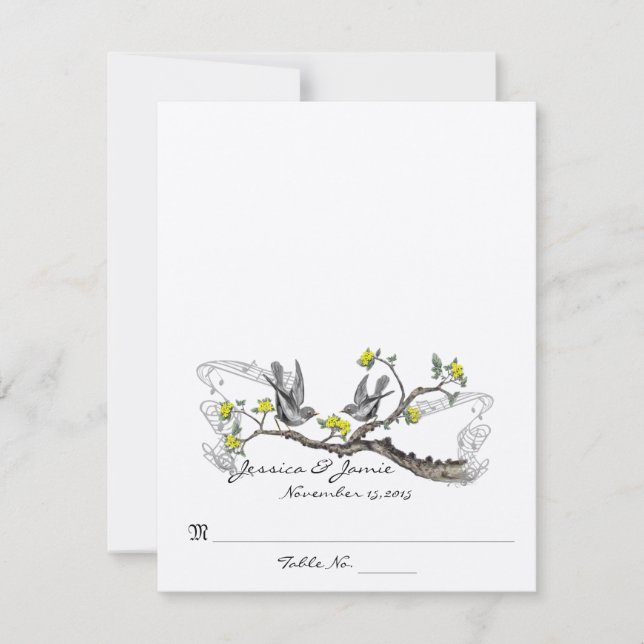 Gör-det-själv Vik och Fäll Tält Bröllopsplatskort Inbjudningar (Framsida)