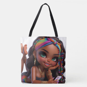 Gör Det Skedda CHIBI DOCKA Tygkasse