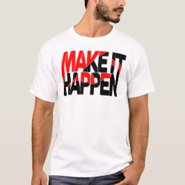 Gör Det Skett Djärv Motiverande Typografi T-Shirt