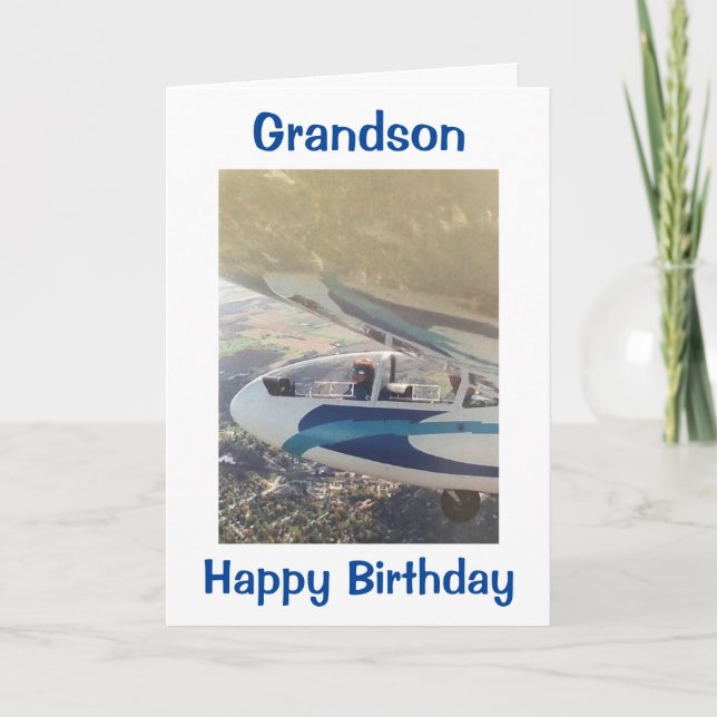 GÖR DET SOM GÖR DIG LYCKLIG GRANDSON. KORT (Framsida)