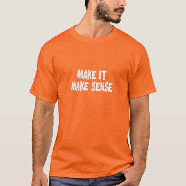 Gör det sunt t shirt (Framsida)