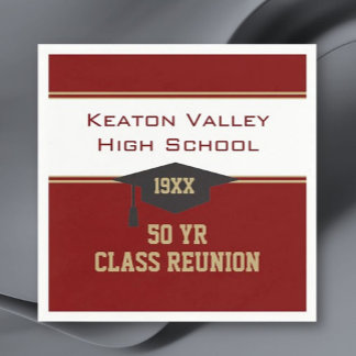 GÖR DET TILL DIN Anpassningsbar Class Reunion part Pappersservett