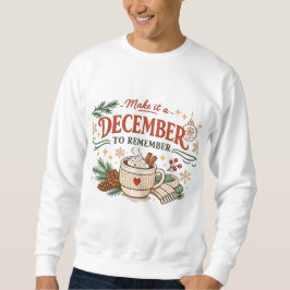Gör det till en december att minnas jul lång ärmad tröja