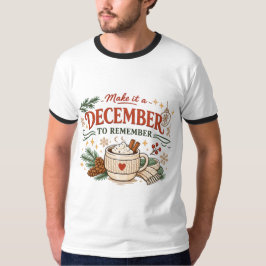 Gör det till en december att minnas jul t shirt