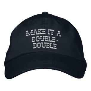 Gör det till en Dubbla-dubbla Broiderat Hat Broderad Keps