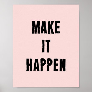Gör det till en motiv offert som Poster i Rosa