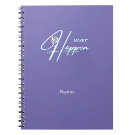 Gör det till en motiv offertdesign anteckningsbok