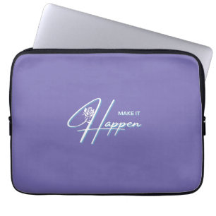 Gör det till en motiv offertdesign laptop fodral