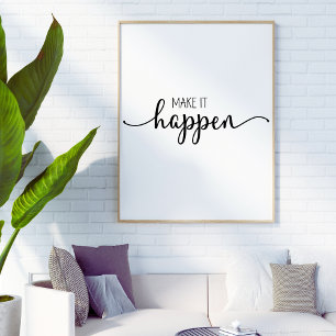 Gör det till en motivation poster