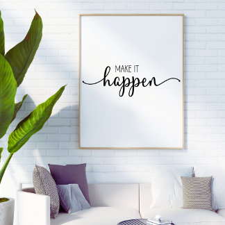 Gör det till en motivation poster