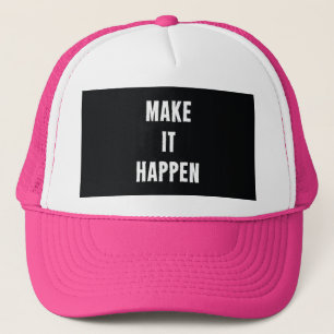 Gör det till en Motivational Black Keps
