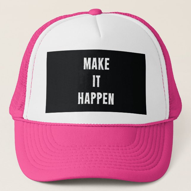 Gör det till en Motivational Black Keps (Framsida)