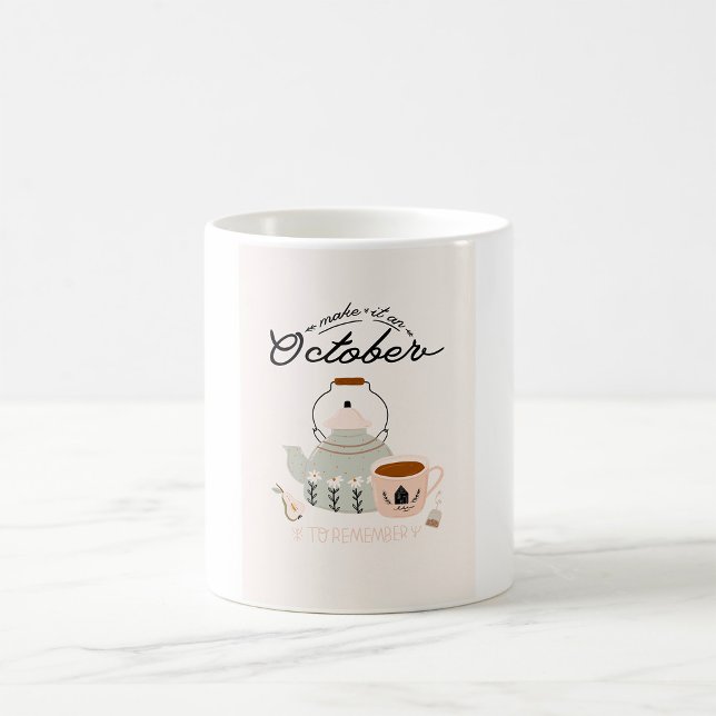 Gör det till en oktober att minnas kaffemugg (Skapare uppladdad)