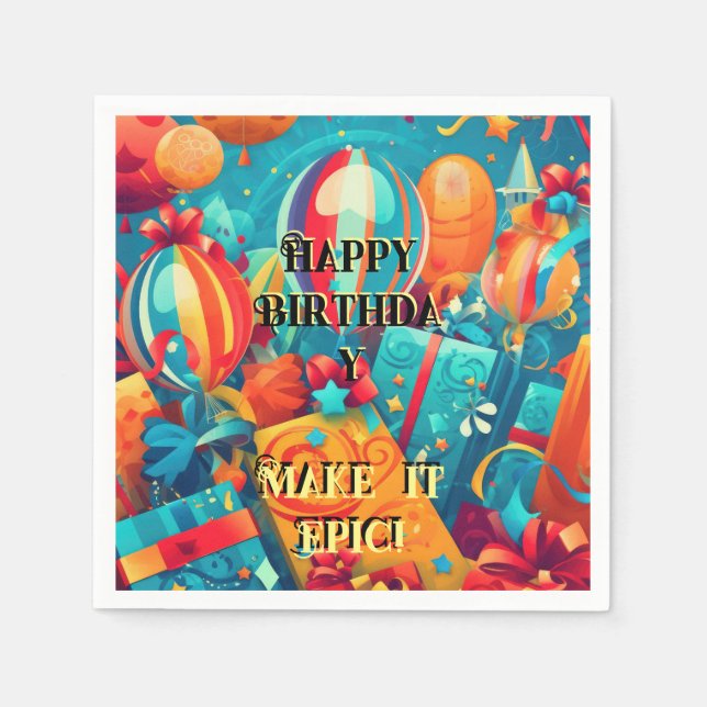 Gör det till Epic! Pappersservett (Framsidan)