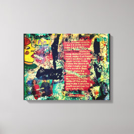 Gör det till Loud Collage Canvastryck