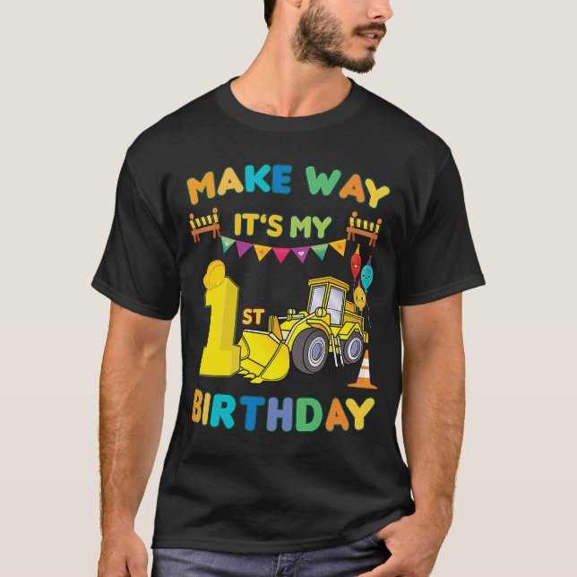 Gör det till min första födelsedag, party B T Shirt (Framsida)