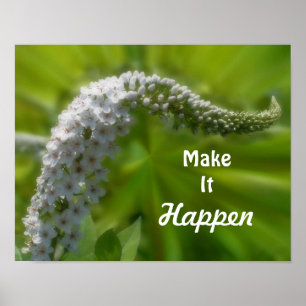 Gör det till Wildblominspirationsoffert Poster