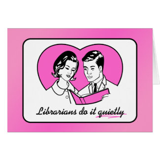 Gör det tyst hälsningskort