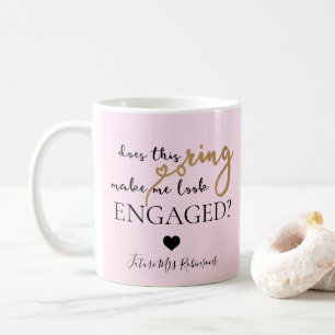 Gör detta Ring att jag ser engagerad framtid som Kaffemugg