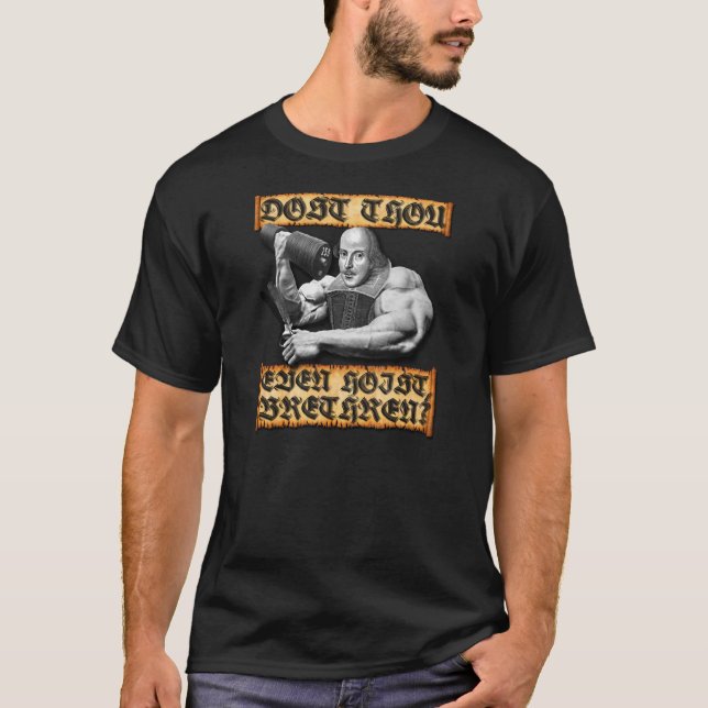 Gör dig även T-tröja för den hissBro Shakespeare T Shirt (Framsida)