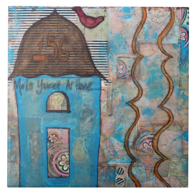 Gör dig hemma kakelplatta (Framsidan)