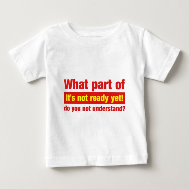 Gör dig inte…, vilken del av "den inte är klar t shirt (Framsida)