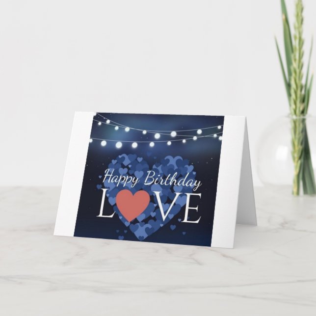 GÖR DIG "LYCKLIG" FÖR DIN BIRTHDAY KORT (Framsida)