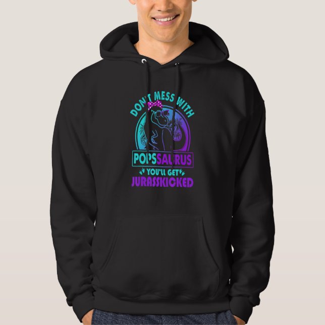 Gör dig  med Popssaurus så får du Jurasskick Hoodie (Framsida)