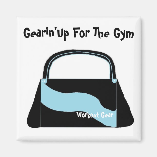 Gör dig redo för gymmet magnet (Framsidan)