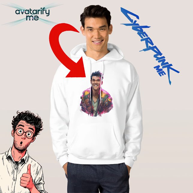 Gör dig själv eller någon till något tecken hoodie (Skapare uppladdad)