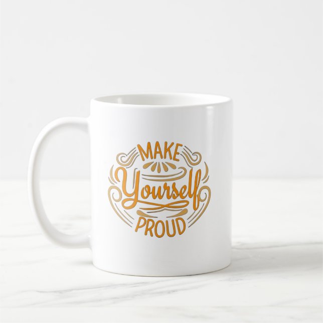 Gör Dig Själv Stolt Kaffemugg (Vänster)