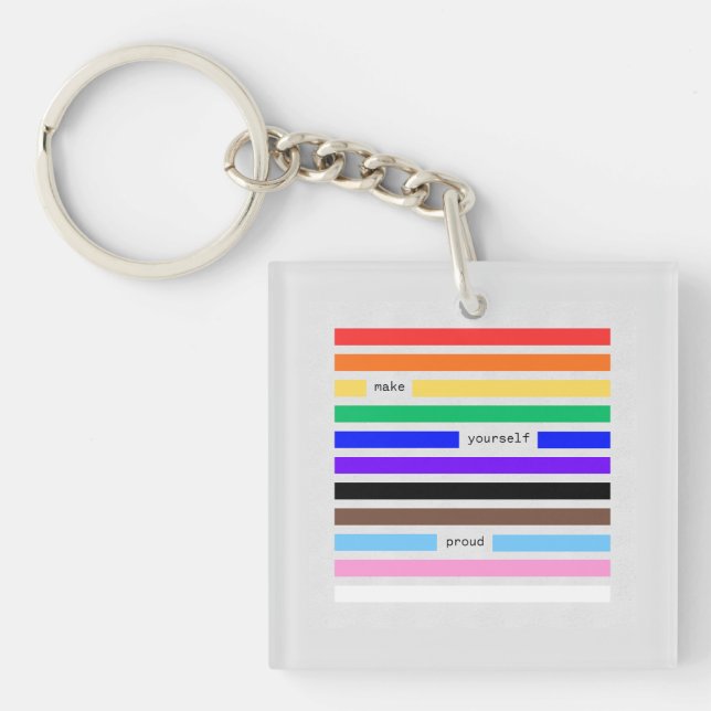 Gör Dig Själv Stolt Rainbow Redaction Pride 2026 (Framsidan)