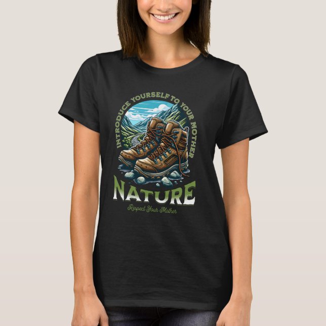 Gör dig till din Mor-natur - Perf T Shirt (Framsida)