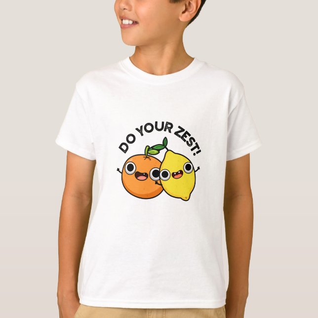 Gör din bästa citrusfruktpun t shirt (Framsida)