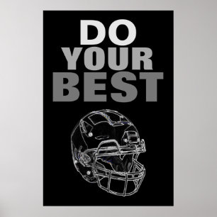 Gör din bästa fotbollsinspiration poster