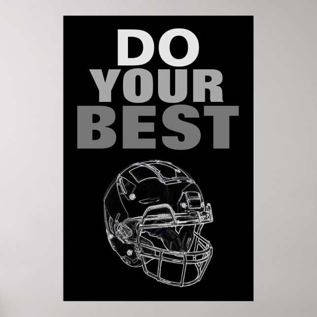 Gör din bästa fotbollsinspiration poster (Framsidan)