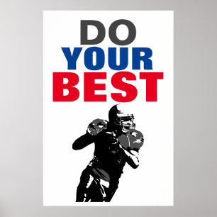 Gör din bästa fotbollsinspiration poster