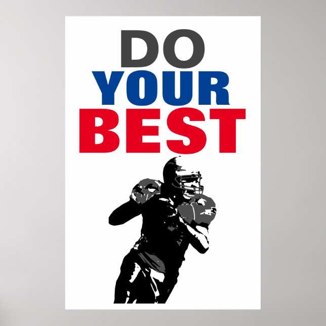 Gör din bästa fotbollsinspiration poster (Framsidan)