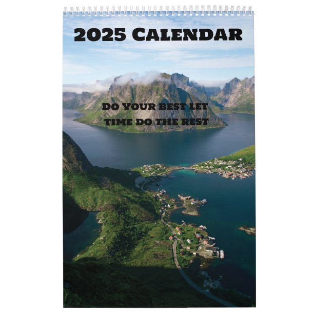 Gör din bästa tid för resten av 2025 kalender (Omslag)