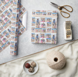 Gör din egen 9-fotokollage-Personlig Presentpapper