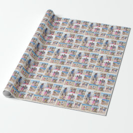 Gör din egen 9-fotokollage-Personlig Presentpapper