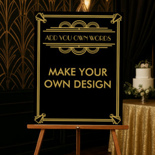 Gör din egen Art Deco Gatsby poster