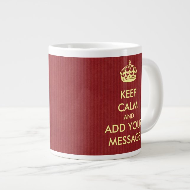 Gör din egen Behålla-Lugn Jumbo Mugg (Framsida höger)