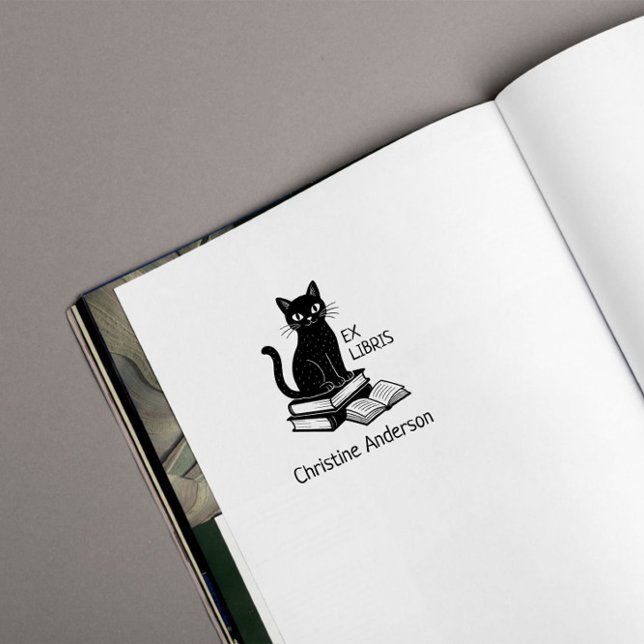Gör din egen | Cute Cat | Från Bibliotek Självfärgande Stämpel (Skapare uppladdad)