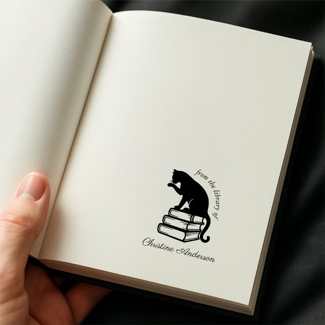 Gör din egen | Cute Cat | Från Bibliotek Självfärgande Stämpel (Skapare uppladdad)
