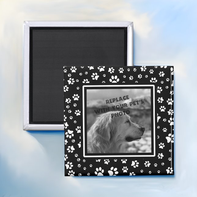 Gör din egen Cute Personlig Pet Photo Magnet (Pawfect Memories 🐾📸)