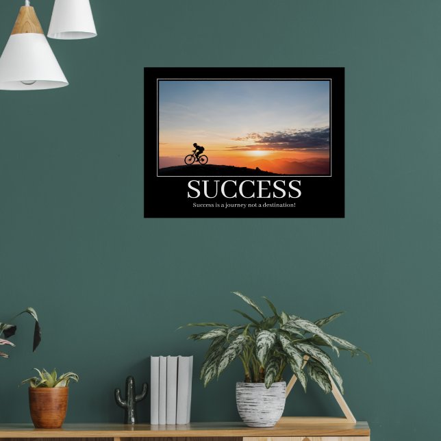 Gör din egen drivkraft till en framgångsrik cykel  poster (Vardagsrum 1)