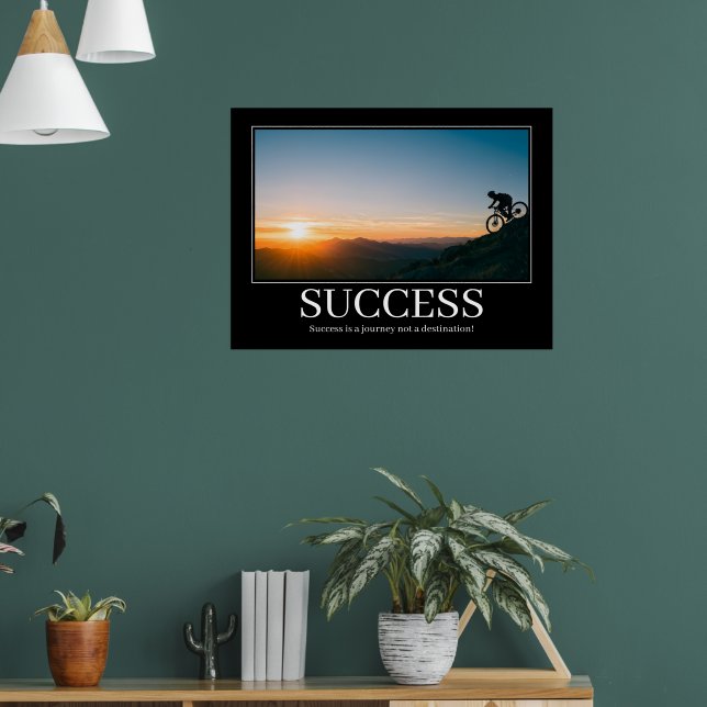 Gör din egen drivkraft till en framgångsrik cykel  poster (Vardagsrum 1)