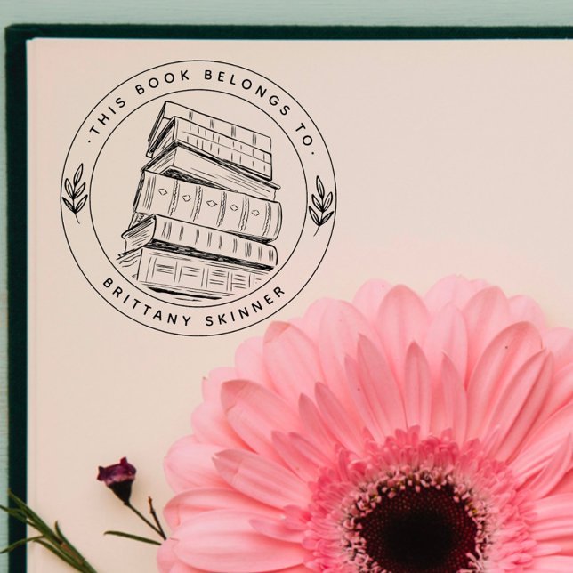 Gör din egen Elegant Anpassningsbar Bok Stämpel (Skapare uppladdad)