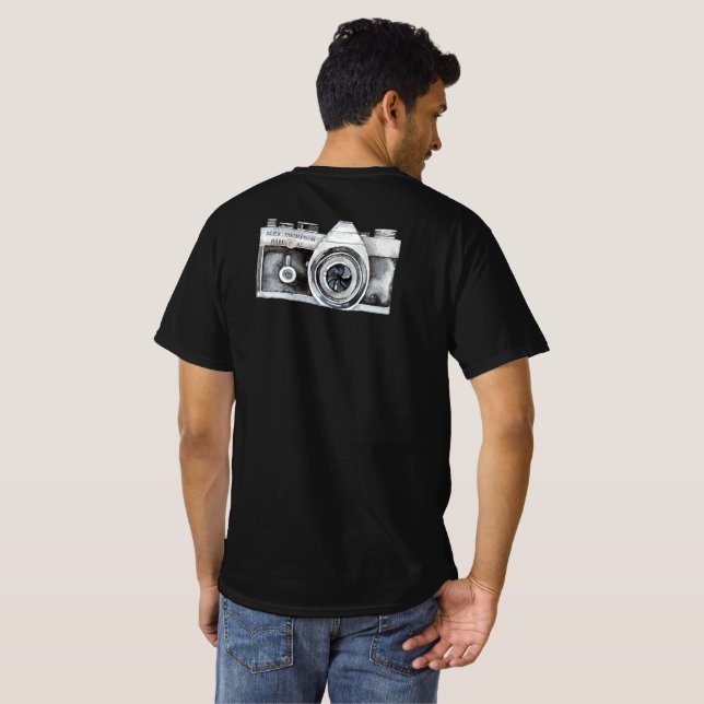 Gör din egen fotokamera till T-Shirt (Hel baksida)